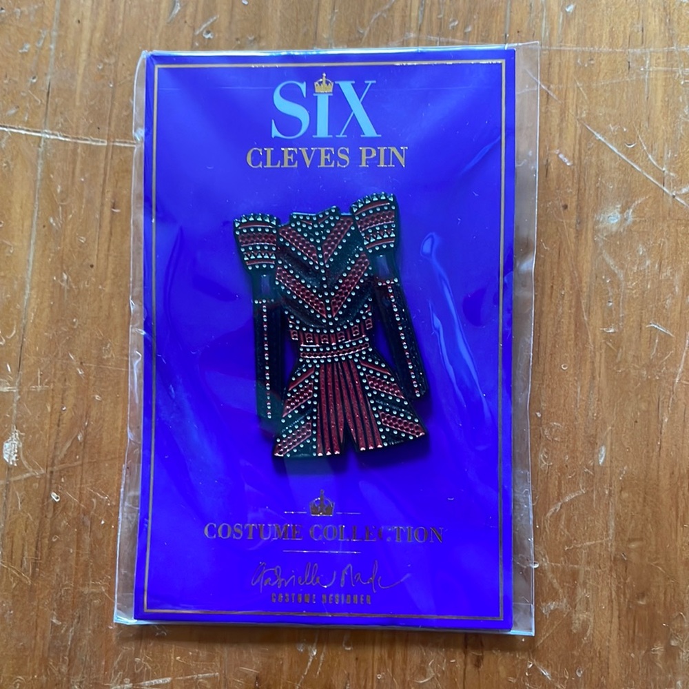 Six Broadway Musical Cleves Costume Pin!